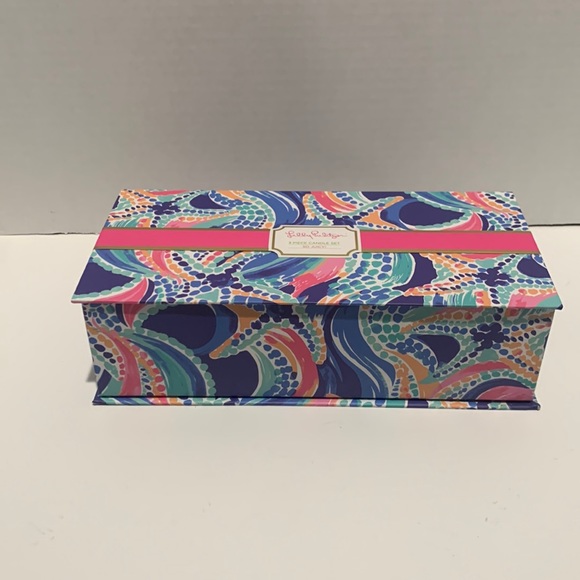 Lilly Pulitzer 3 piece Candle Set So Juicy - Picture 2 of 4